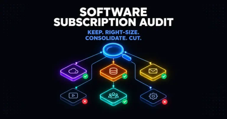 How to Audit Your Software Subscriptions and Cut SaaS Waste (Free Template)